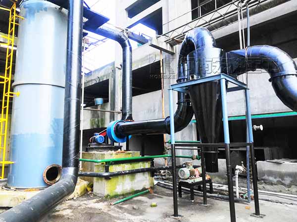 Hubei 1.2 × 10m Chemical Sludge Dryer Production Site