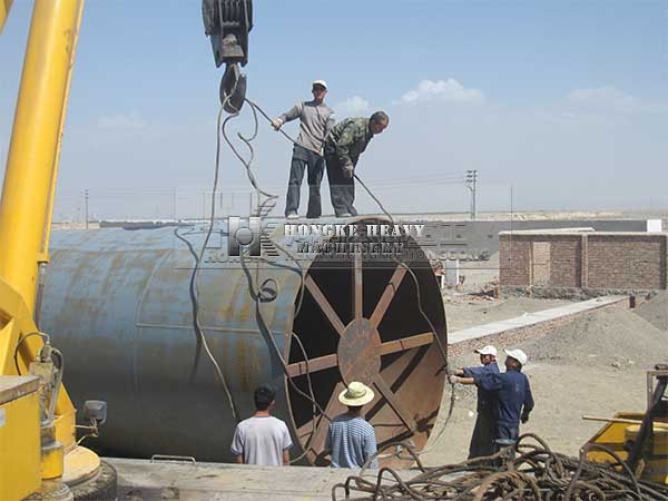 Xinjiang Korla 3 X 60 m Environmental Protection Lime Rotary Kiln Production Line