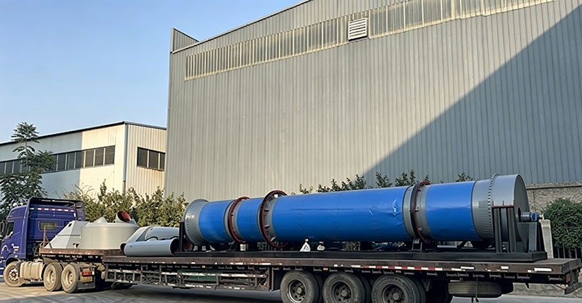 Just Shipped: 1.2×10m Insulated Rotary Dryer to Linyi, Shandong