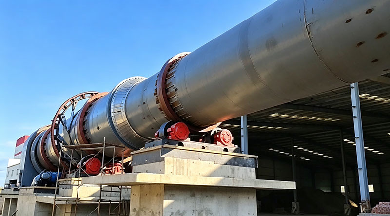 Φ 2.8×30m Iron Powder Kiln – Installed in Qingdao, Shandong