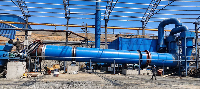 Φ 2.0×20m Sludge Dryer – Trial Run Success in Shandong