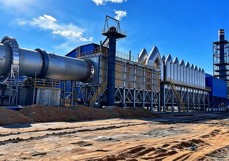 Φ1.2×25m Zinc Oxide Rotary Kiln in India