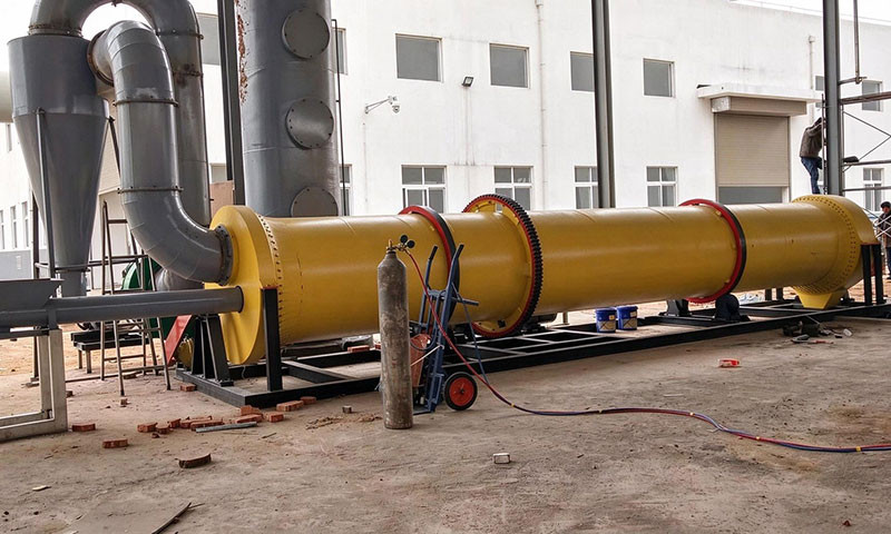 Chicken Manure Dryer, Φ2×8m — Chengde, Hebei